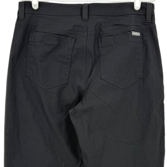 Eddie Bauer Men's Stretch Black Fleece-Lined Tech Nylon Pants 32x30 Hiking NWOT - Picture 4 of 10